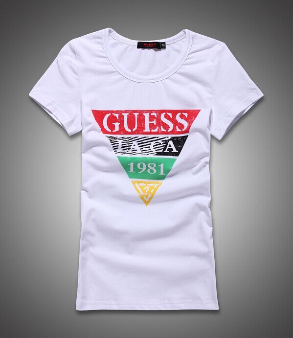 Guess short round collar T woman S-XL-032